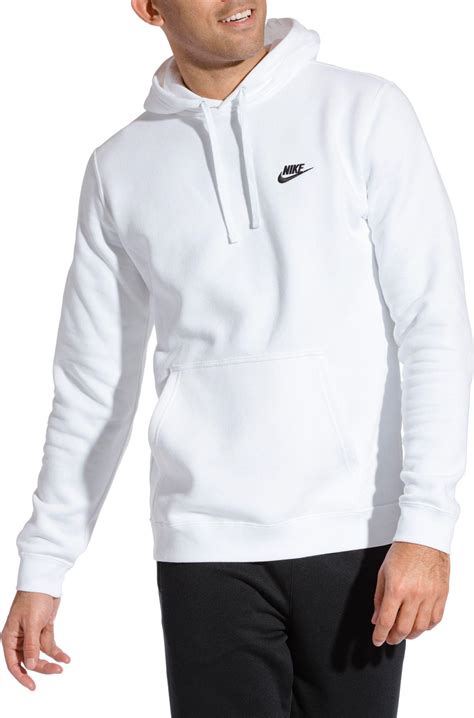 hoidies nike wit|Nike white hoodie men's.